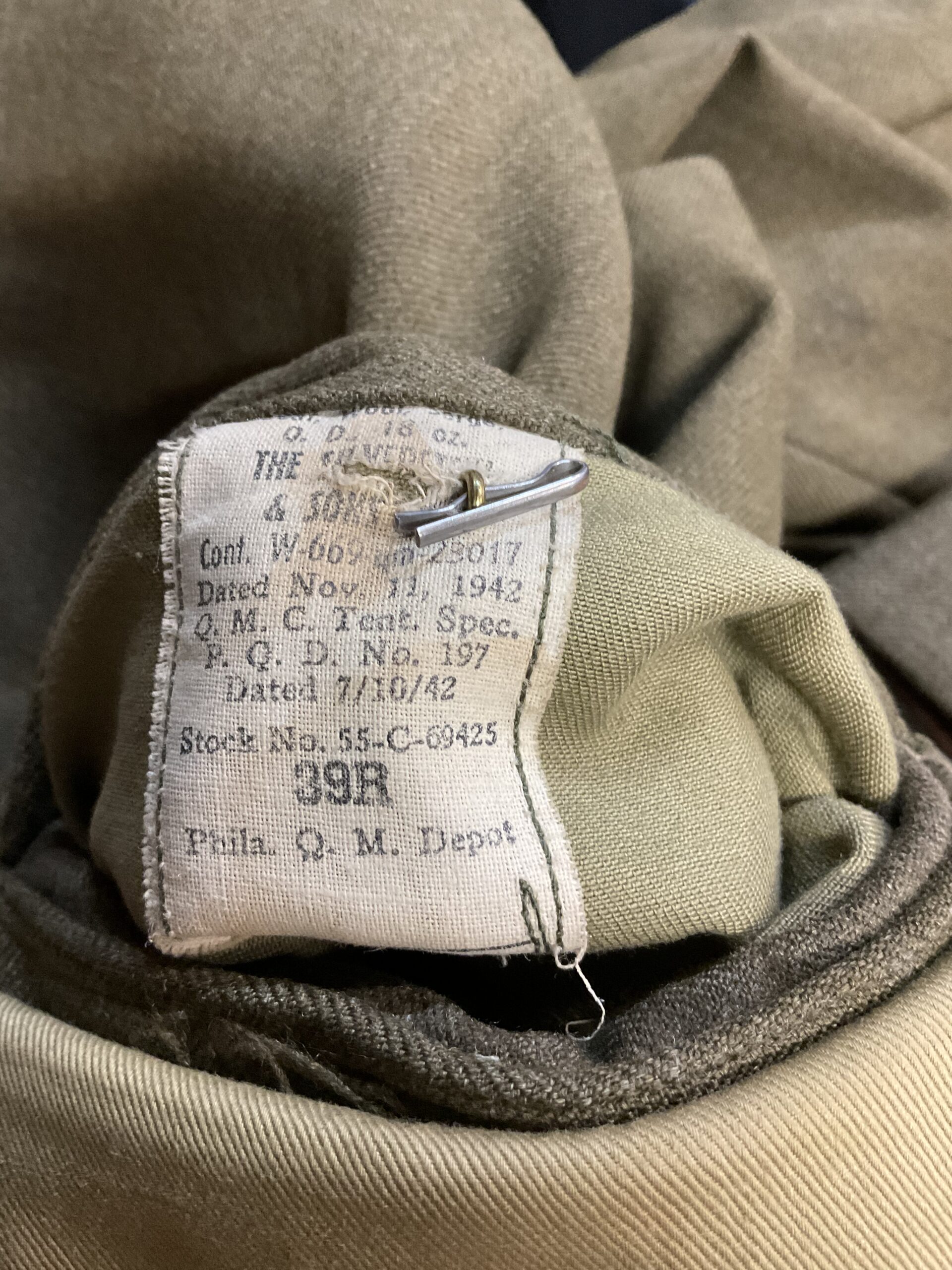 WW2 US Army Infantry Technical Corporal Uniform Group WW2 US Army Infantry Technical Corporal Uniform Group