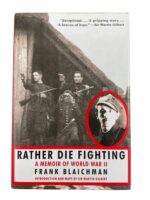 WW2 Polish Rather Die Fighting A Memoir of World War 2 Frank Blaichman Used Hardcover Reference Book