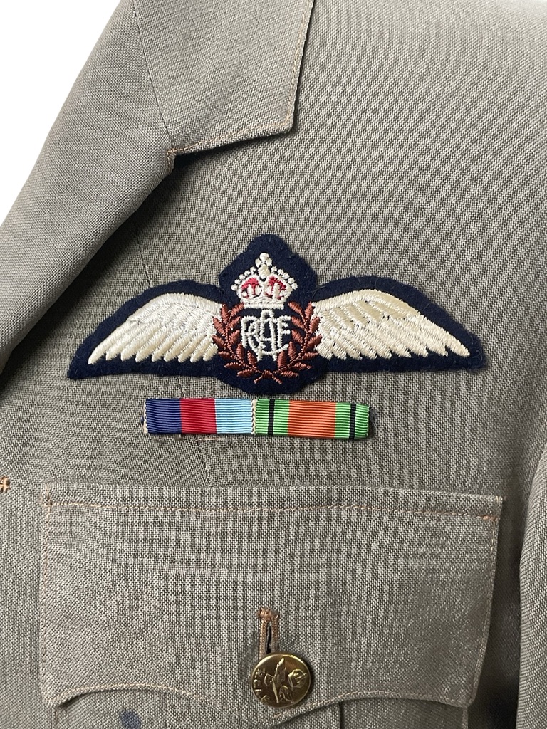 WW2 Canadian RCAF Tropical Worsted Named Officer's Jacket Pilot WW2 Canadian RCAF Tropical Worsted Named Officer's Jacket Pilot