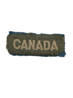 WW2 Canadian CANADA Shoulder Title Insigina Single On 3rd Division WW2 Canadian CANADA Shoulder Title Insigina Single On 3rd Division