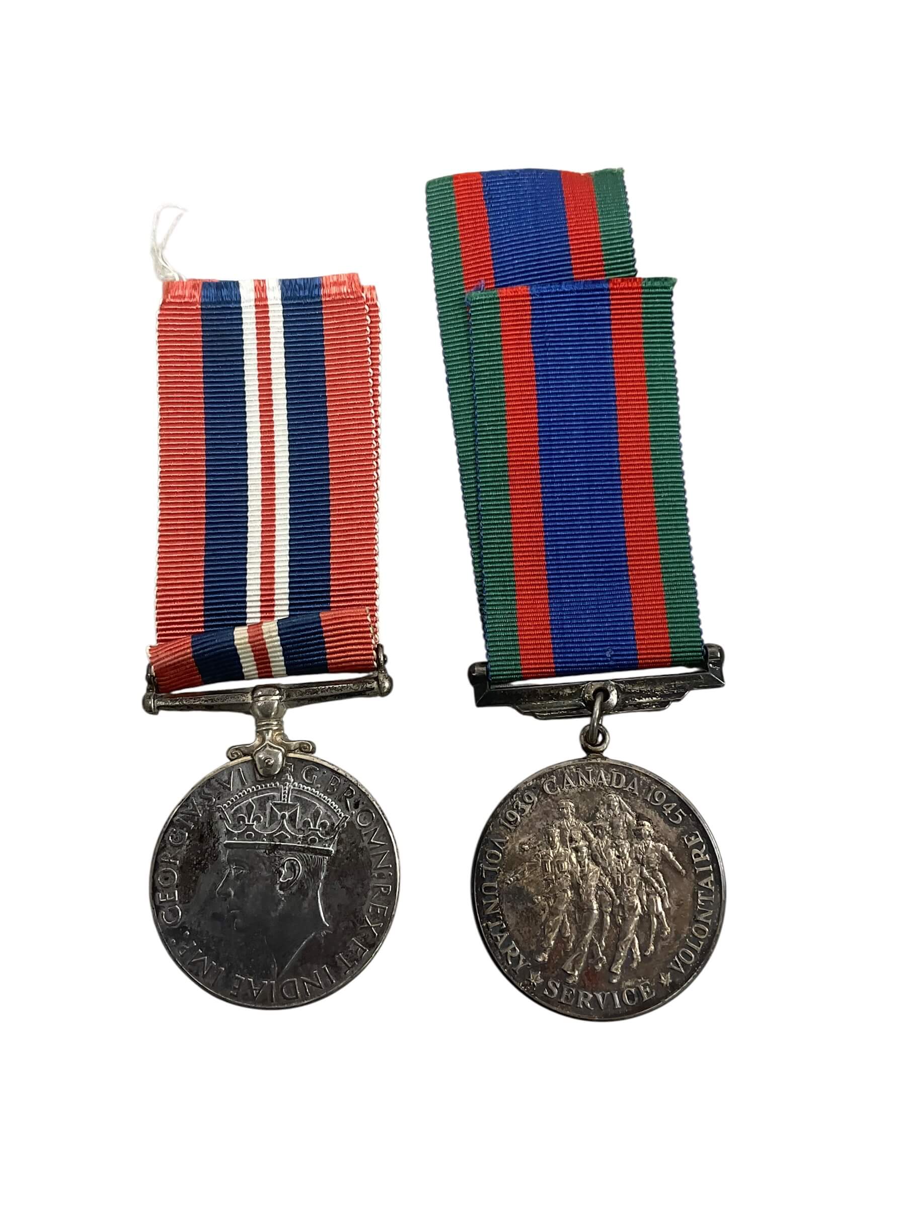 WW2 Canadian Army Women's Corps CWAC Medal and Pay Book Grouping WW2 Canadian Army Women's Corps CWAC Medal and Pay Book Grouping