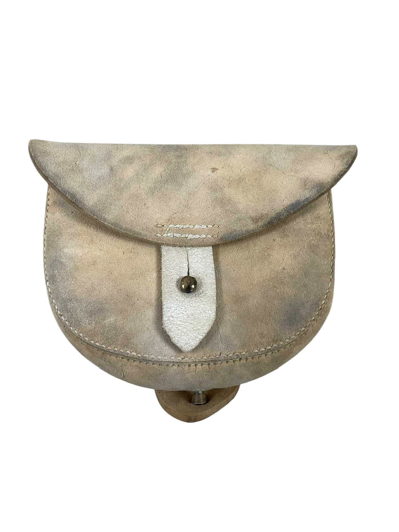 British Army White Buffed Leather Ball Bag British Army White Buffed Leather Ball Bag
