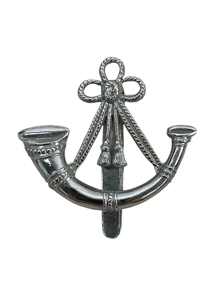 British Oxfordshire and Buckinghamshire Light Infantry Staybright Cap Badge British Oxfordshire and Buckinghamshire Light Infantry Staybright Cap Badge