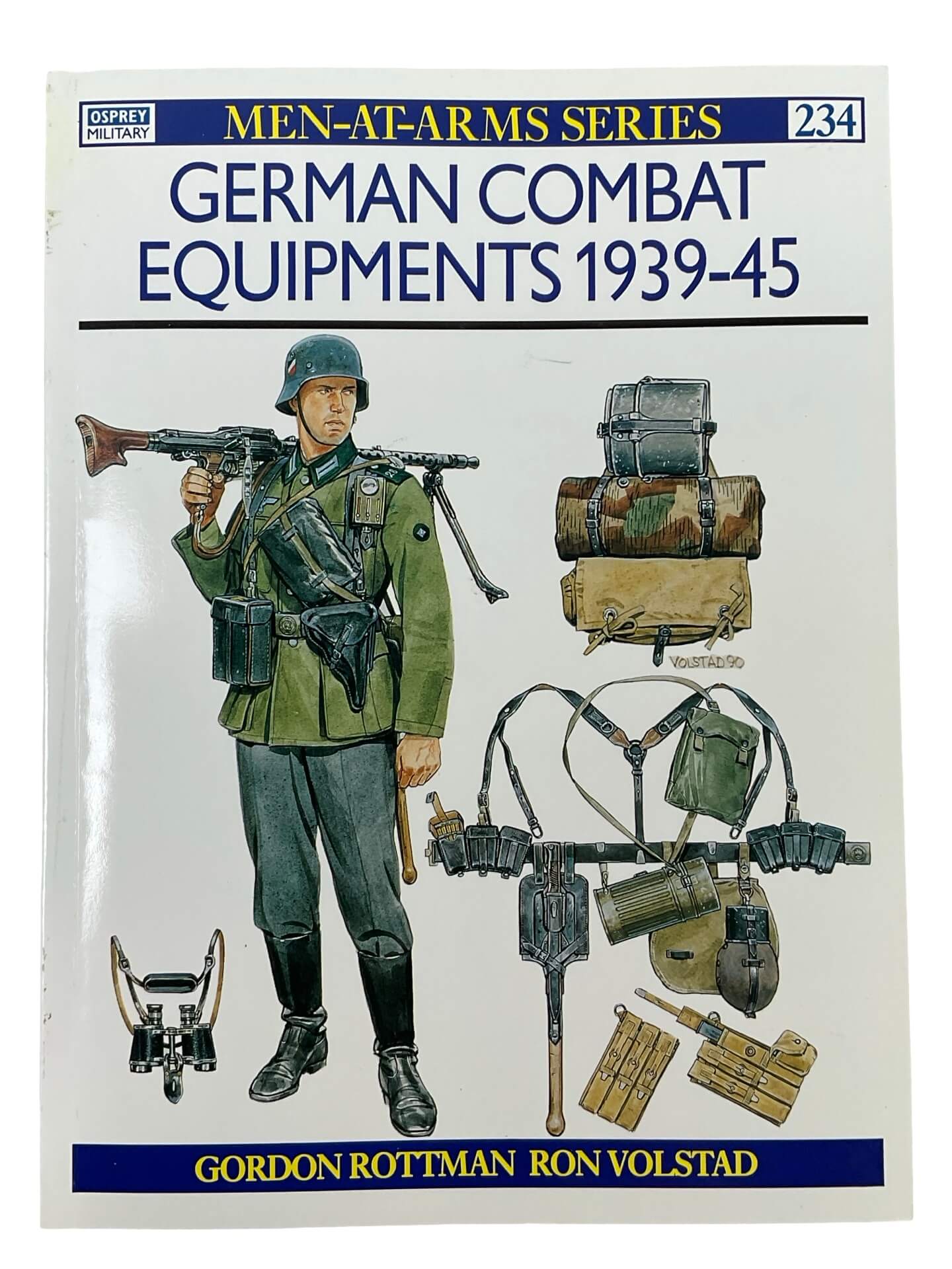 WW2 German Combat Equipments 1939-45 Osprey Men At Arms No 234 Used Softcover Reference Book WW2 German Combat Equipments 1939-45 Osprey Men At Arms No 234 Used Softcover Reference Book