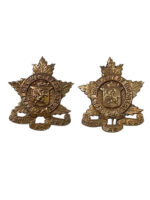Canadian 24th Kent Regiment of Infantry Collars Insignia Pair