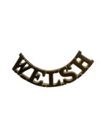 WW2 British Welsh Shoulder Title Insignia Single Indian Made