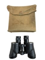 WW2 Canadian Army 6 X 30 Binoculars Rel Canada Dated 1942 In Named Officer's Case