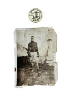 WW1 Canadian CEF 228th Battalion Button and Photo 3 1/4" X 2 1/2" WW1 Canadian CEF 228th Battalion Button and Photo 3 1/4" X 2 1/2"