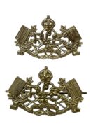 WW2 Royal Canadian Corps of Signals RCCS Collars Insignia Pair WW2 Royal Canadian Corps of Signals RCCS Collars Insignia Pair