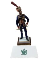 First French Empire Marin de la Garde Impériale 1808–1815 Porcelain Figurine Maker Adrien Van Gerdinge 11"