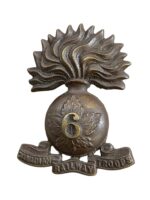 WWW1 Canadian CEF 6th Railway Troops Collar Insignia Single WWW1 Canadian CEF 6th Railway Troops Collar Insignia Single
