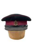 WW2 British RAMC Officer's Peak Cap Hat With Badge Size 7 1/4