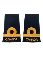 Canadian Forces RCN Navy Acting Sub-Lieutenant Rank Slip-Ons Insignia Pair Canadian Forces RCN Navy Acting Sub-Lieutenant Rank Slip-Ons Insignia Pair
