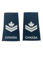 Canadian Forces RCAF Master Corporal Rank Slip-Ons Insignia Pair Canadian Forces RCAF Master Corporal Rank Slip-Ons Insignia Pair