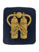 Canadian RCN Navy Shallow Water/Clearance Diver Patrols Bullion Wire Trade Patch