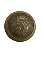 WW1 Imperial German 5th Company Shoulder Button WW1 Imperial German 5th Company Shoulder Button
