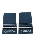 Canadian Forces RCAF Lieutenant Rank Officer's Slip-Ons Insignia Pair Canadian Forces RCAF Lieutenant Rank Officer's Slip-Ons Insignia Pair