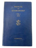 Canadian Navy Manual of Seamanship Vol 1 1951 Used Hardcover Reference Book