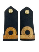 Canadian Forces RCN Navy Sub-Lieutenant Officer's Shoulder Boards Insignia Pair