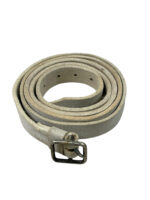 British White Buff Leather Sporran Strap