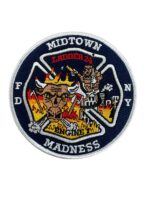 US New York FDNY Ladder 24 Engine 1 Midtown Madness Fire Department Patch