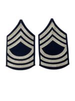 WW2 US Army Woven Master Sergeant Stripe Rank Insignia Pair