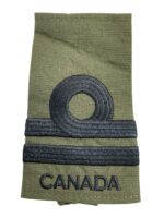 Canadian Forces RCN Navy Lieutenant Rank OD Green Slip-On Insignia Single Canadian Forces RCN Navy Lieutenant Rank OD Green Slip-On Insignia Single