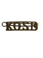 WW1 British BEF King's Own Scottish Borderers KOSB Shoulder Title Insignia Single