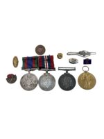 WW1 Canadian CEF Medal Group Full Size With Extras 322898 CPL E.O. Gadsby CFA