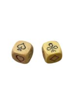 WW1 British BEF Crown and Anchor Dice Pair