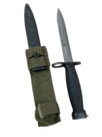 Canadian Forces C7 Nella Bayonet With Scabbard and Frog