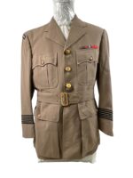 Canadian Forces RCAF Officer's Tropical Worsted Jacket With Wartime Service Named