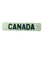 Canadian Forces Reflective CANADA Vehicle Plate 1 1/4" X 6"