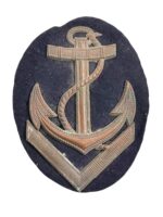 WW2 German Kriegsmarine Navy Senior Boatswain NCO Sleeve Insignia Patch