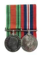 WW2 British Defence and War Medal Group Full Size