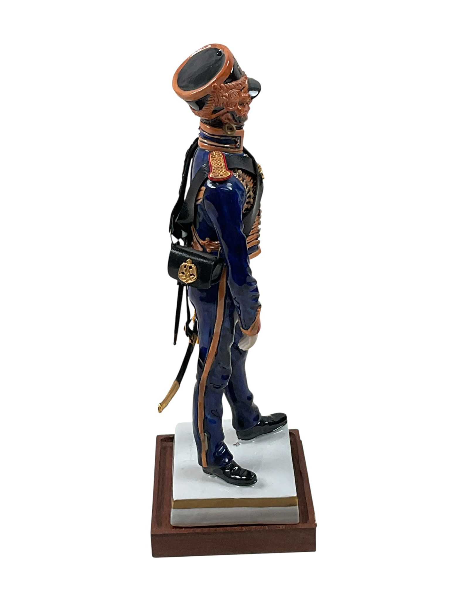 First French Empire Marin de la Garde Impériale 1808–1815 Porcelain Figurine Maker Adrien Van Gerdinge 11" First French Empire Marin de la Garde Impériale 1808–1815 Porcelain Figurine Maker Adrien Van Gerdinge 11"