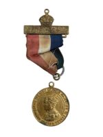 WW2 British King George the 6th and Queen Elizabeth Tour to Canada 1939 Commemorative Medal