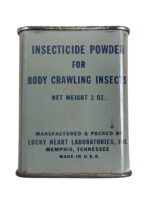 US Army Insecticide Powder for Body Crawling Insects Tin With Contents