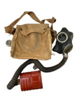 WW2 Canadian Army Respirator In Bag C Broad Arrowed Named