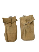 WW2 Canadian Army P37 Small Basic Pouches C Broad Arrowed Pair