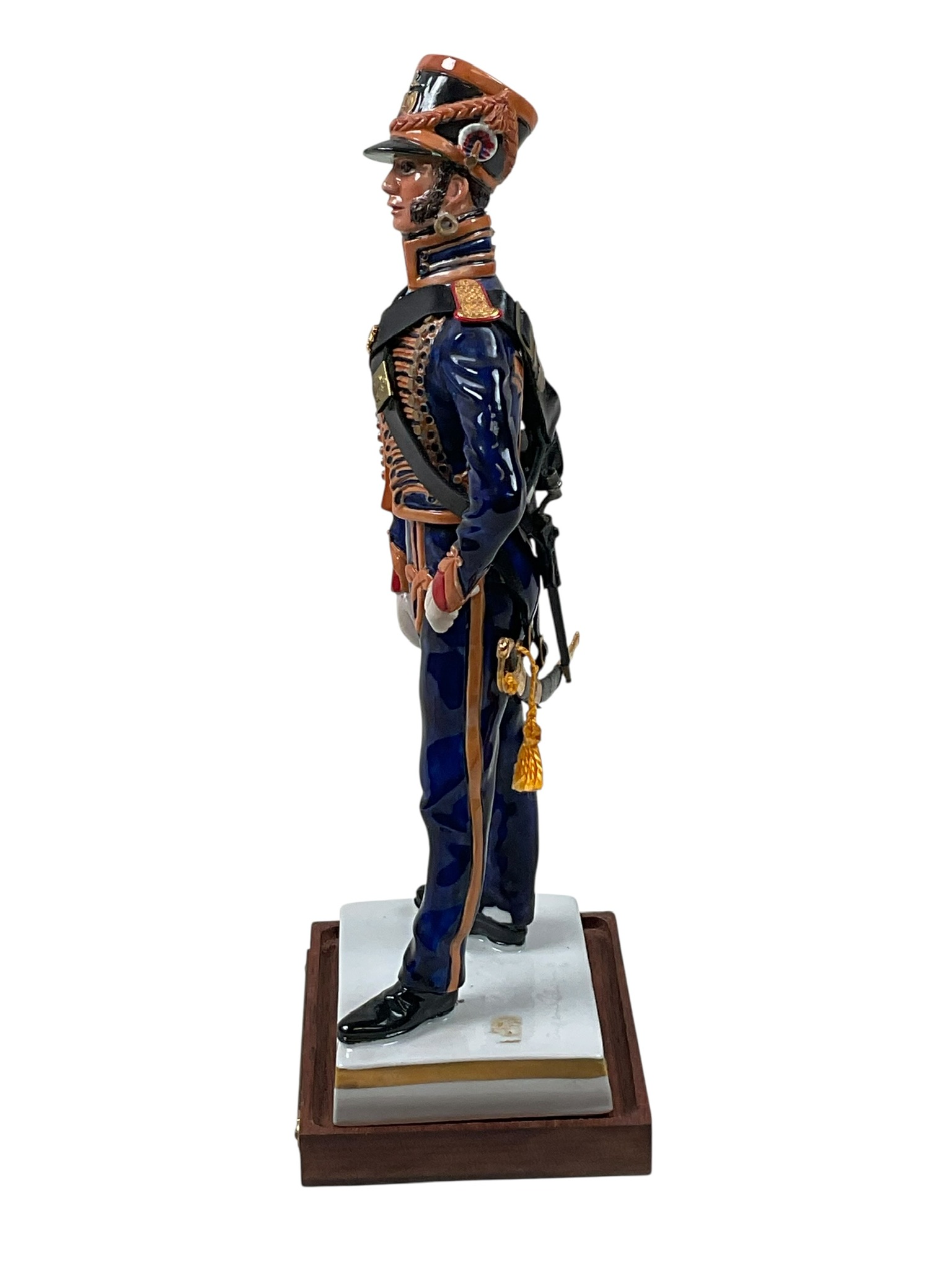 First French Empire Marin de la Garde Impériale 1808–1815 Porcelain Figurine Maker Adrien Van Gerdinge 11" First French Empire Marin de la Garde Impériale 1808–1815 Porcelain Figurine Maker Adrien Van Gerdinge 11"