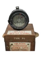 WW2 Canadian RCAF P6 Compass In Case