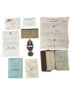 WW1 Canadian CEF 12th Battalion Engineers Dog Tags With Paybook and Insignia WW1 Canadian CEF 12th Battalion Engineers Dog Tags With Paybook and Insignia