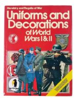 WW1 WW2 US British German Uniforms and Decorations of World Wars 1 and 2 Used Hardcover Reference Book