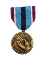 US Armed Forces Humanitarian Service Full Size Medal With Ribbon