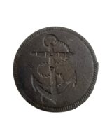 British RN Navy War of 1812 1" Button Nutting and Son