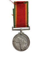 WW2 South African Africa Service Medal Full Size No V164217 IMDE V. Hopkins