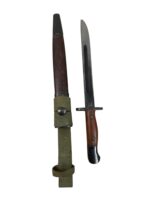 WW2 Australian Cut Down Lee Enfield Bayonet With Scabbard and Frog