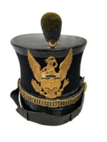 US Staunton Military Academy Cadet Shako Helmet US Staunton Military Academy Cadet Shako Helmet