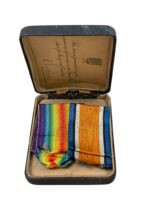 WW1 Canadian CEF Memorial Cross Box With Card